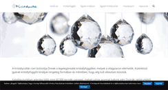 Desktop Screenshot of kristalycsillar.com